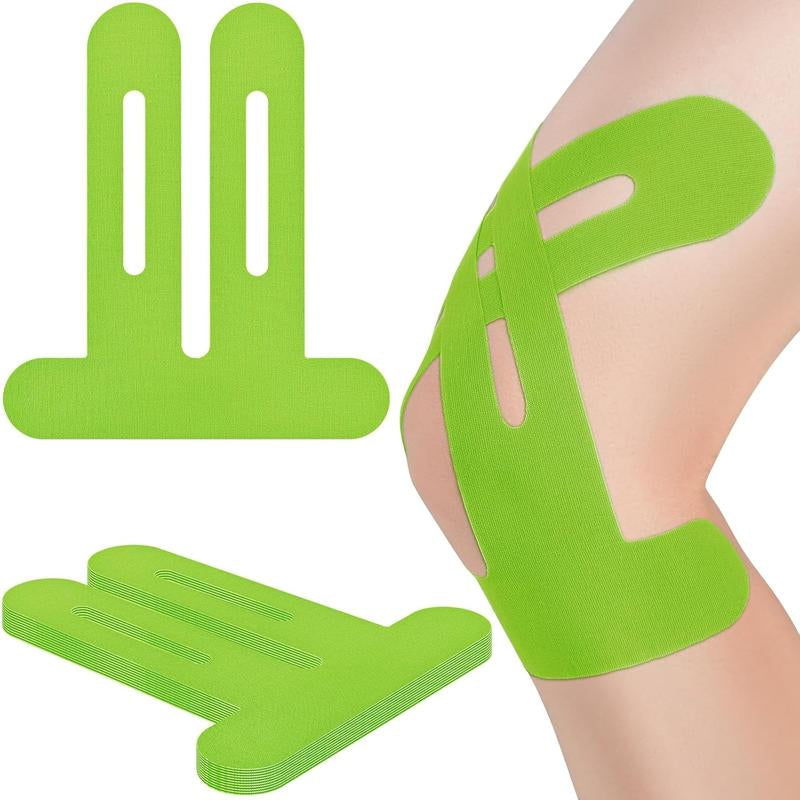 Kinesiology Tape for Knees, 10 Count Knee Tape for Knee Pain Relief Pre Cut, Latex Free Knee Tape, Support Muscles and Joints, Knee Kinesiology Tape Pre Cut, Waterproof and Elastic (Flesh Color)