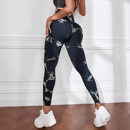 Womens High Waisted Seamless Workout Leggings Butt Lifting Gym Yoga Pants Booty Scrunch Vital Tummy Control Ruched Tights