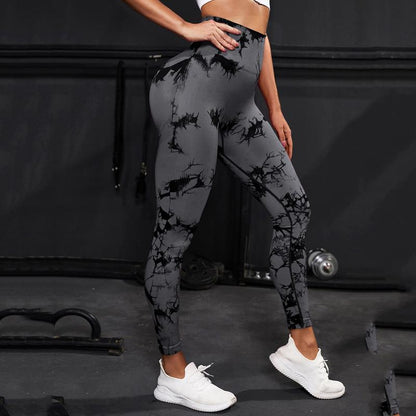 Womens High Waisted Seamless Workout Leggings Butt Lifting Gym Yoga Pants Booty Scrunch Vital Tummy Control Ruched Tights